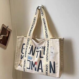 Cream Tote Bag